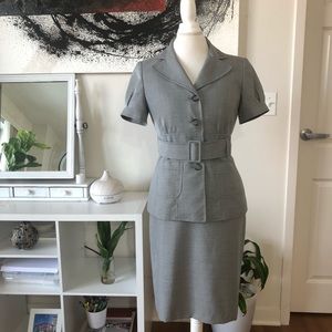 Anne Klein Suit Set Size 6 Gray / Grey